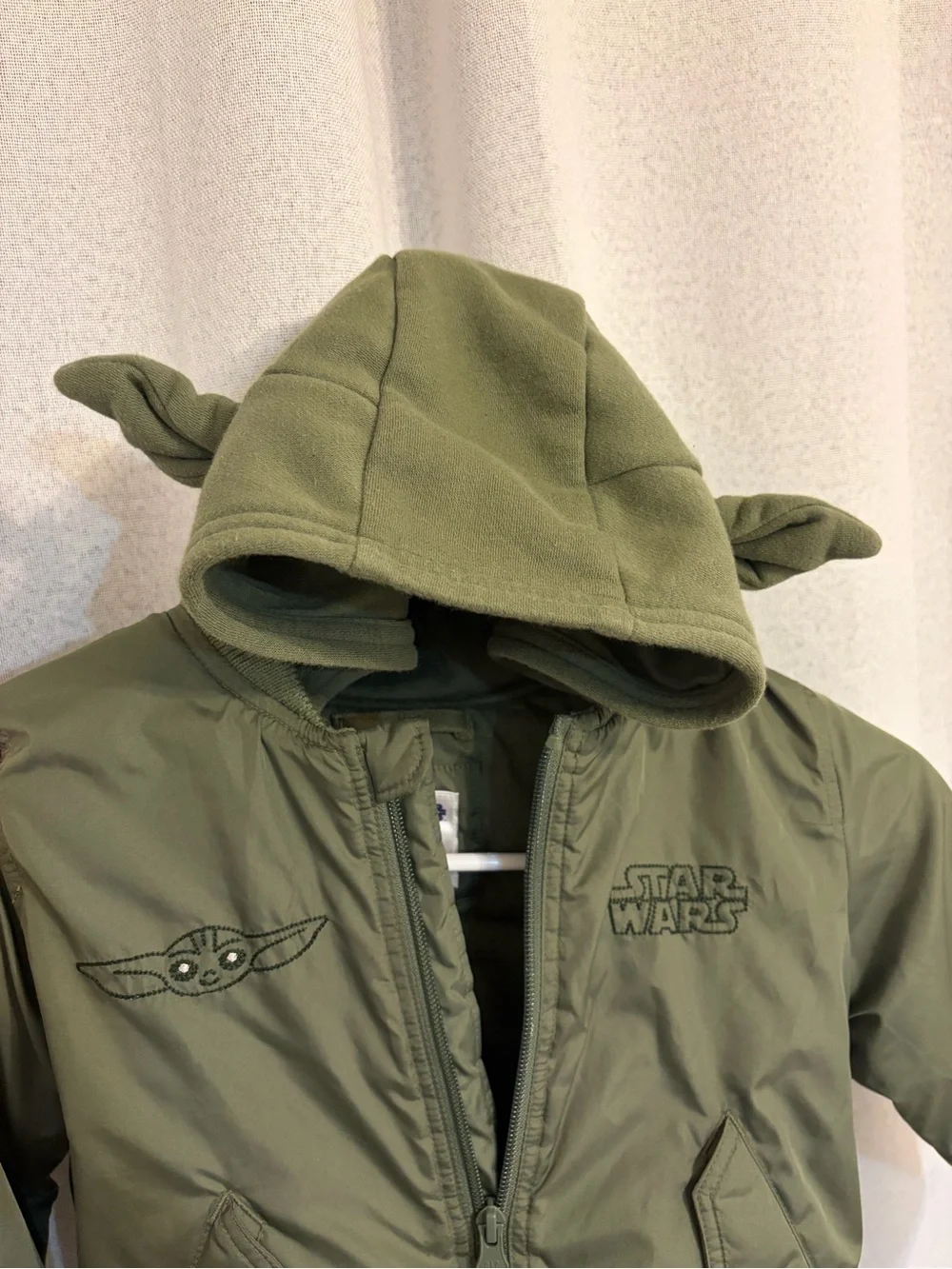 baby GAP x Star Wars Grogu Bomber Jacket EUC